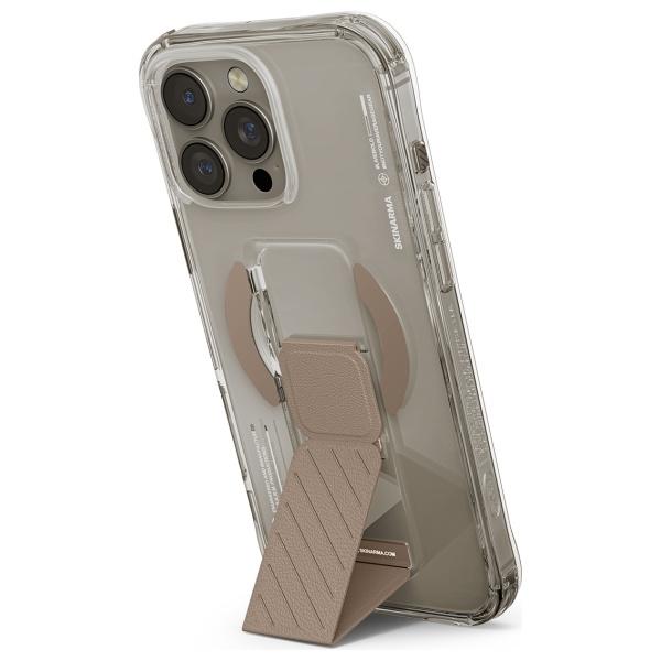 Skinarma Etui Axon Iphone 16 Pro Max     6.9 Magnetic Charging + Grip Stand Szampański/Champagne