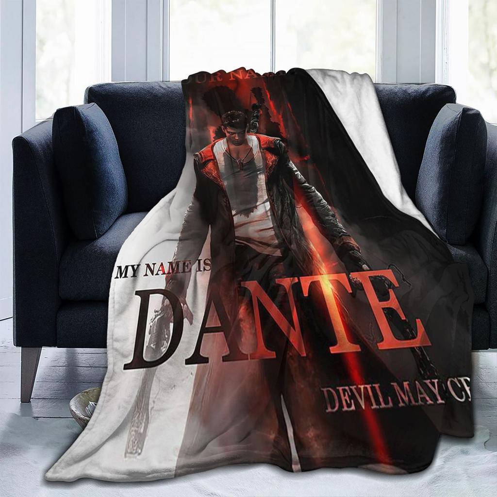 Dante - Devil May Cry  Blanket Fleece Sofa Throw Blanket Breathable for Couch Bedding Outdoor Throws Bedspread Quilt
