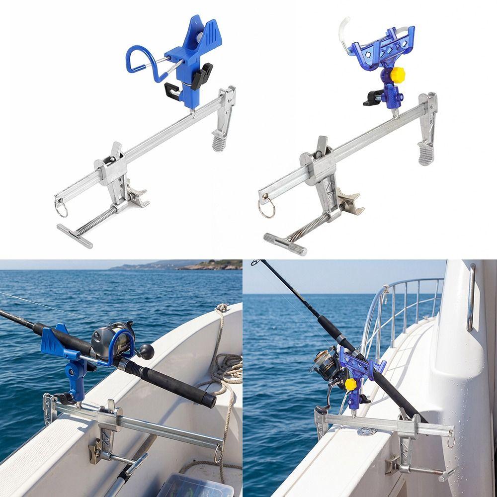 Adjustable Fishing Rod Racks Heavy Duty Fishing Rod Stand Quality Clamp-on Rod Holder Bridge