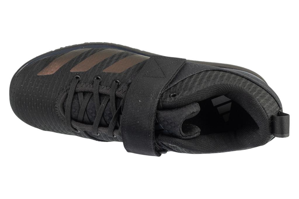 Adidas Powerlift 5 Weightlifting, Mens Black Gym Shoes