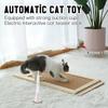 Automatic Toy With Strong Suction Cup - Electric Interactive Teaser Wand For Cats, Hands-Free Play For Boredom & Exercise