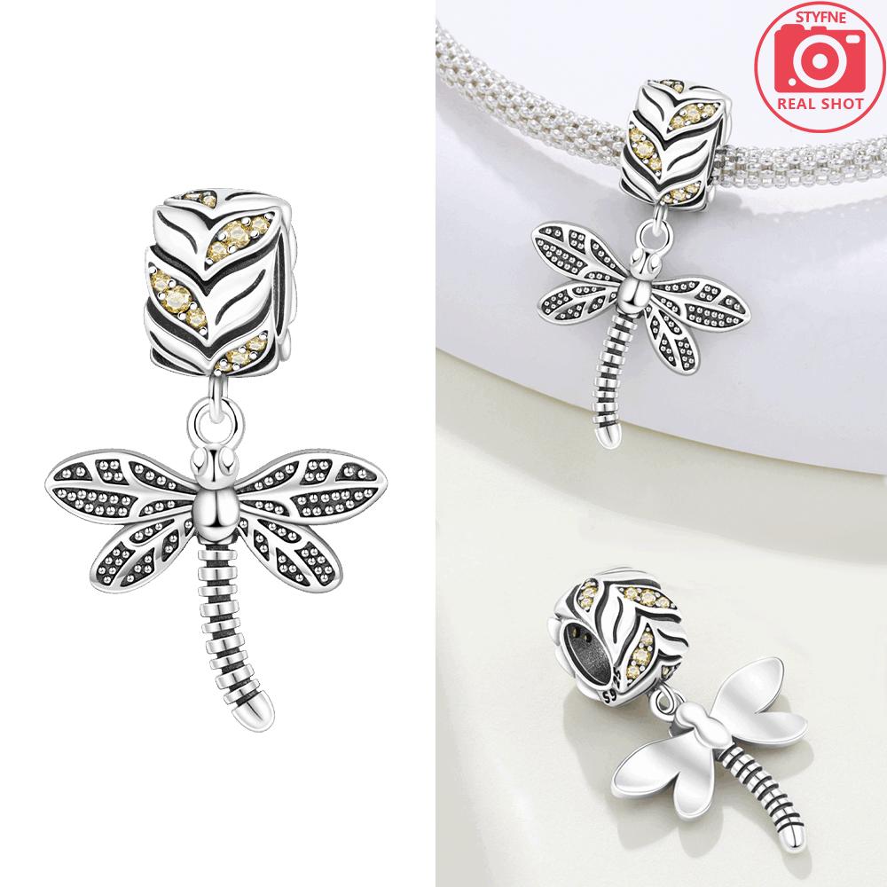 Copper Original Firefly Moon Elephant Cute Cow Lamb Mouse Cheese Charms Beads Fit Bracelet Women Jewelry Diy Fine Gift