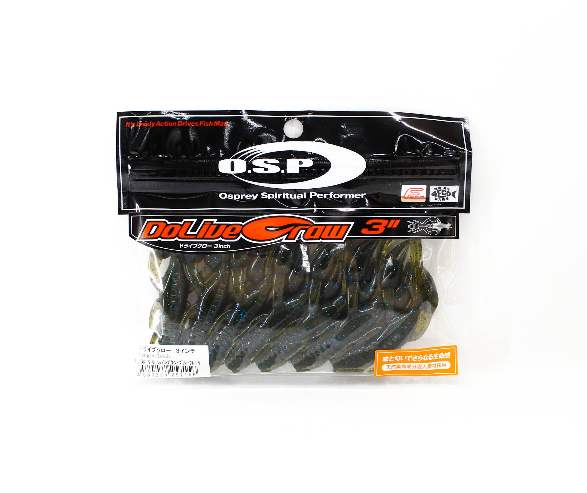

Мягкая приманка OSP Dolive Craw 3 дюйма W-008 (7156)