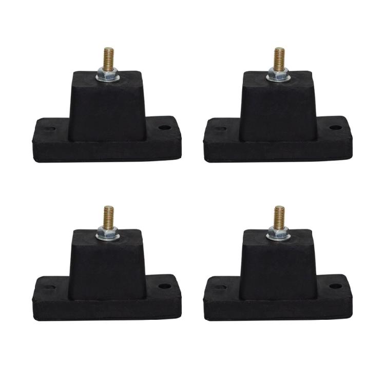 4pcs Air Conditioning External Unit Anti Shake Cushions, Robusts Rubber Dampers for Residential and Commercial Buildings