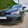 Przedni zderzak Canard Splitter Wind Knife do Golfa VW GOLF 7 MK7 GTi 2012-2017 Zestaw Splitter Flare Fin Clubsport Custom Body Kit