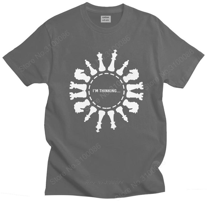 Fashion Strategy Checkmate Chess T Shirts Unisex Short Sleeves Streetwear Chessboard Game Tshirt Loose Fit Cotton Tee Tops Apparel