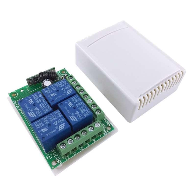 Buy 433Mhz Wireless Remote Control Switch Long Range Relay Receiver ...