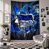 Hertha Bsc FC Wall Tapestry Home Decor Wall Hanging Cloth for Bedroom Living Room Background