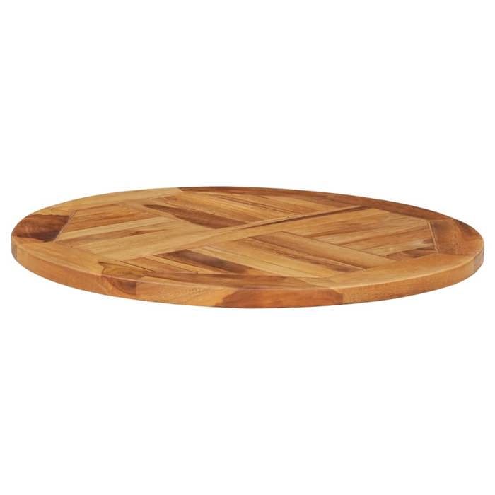 VidaXL Disque de table rotatif Bois de teck solide