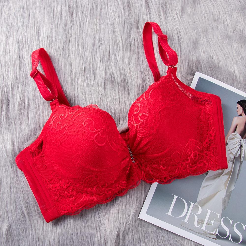 Soutien-gorge Dentelle Imprimé Femme 2025 - Modèle Coloré élastique, Couleur Beige, Taille 105E