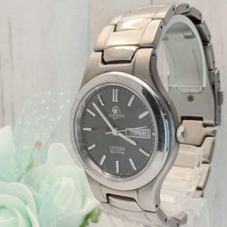 Used Working item Citizen Atessa Watch Eco Drive Day Date Ladies