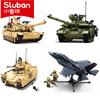 NEU Sluban M3A3S Infanterie-Panzerfahrzeug Abrams Panzer Bausteine Klassische Militärspiele Red Alert Modell WW2 Steine Spielzeug Geschenk