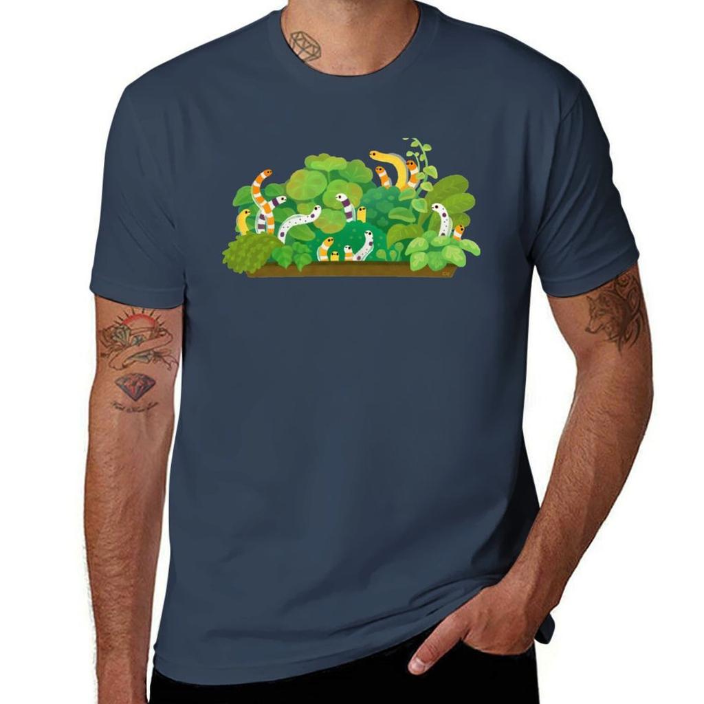 Garden Eel Tshirt Casual Loose Fit Short Sleeve Tshirt