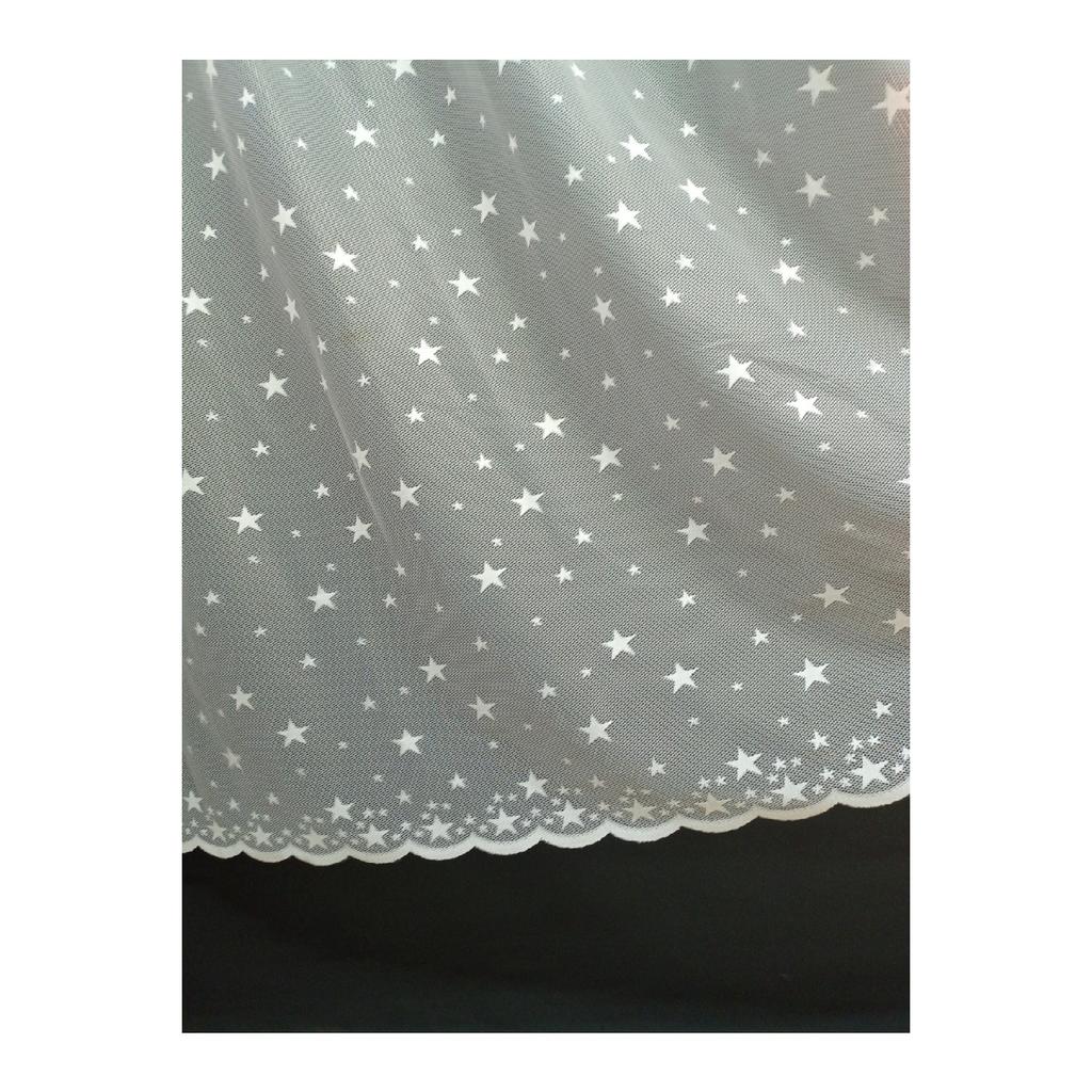 Kinderzimmer Stern Moderner Tüllvorhang 1/2 Flor