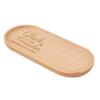 Minimalist Dessert Plate Oval Bread Board Japanese style Wooden Tray  Tea