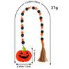 Halloween Wooden Bead Pendant Creative Witch Castle Pendant Ghost Party Decoration
