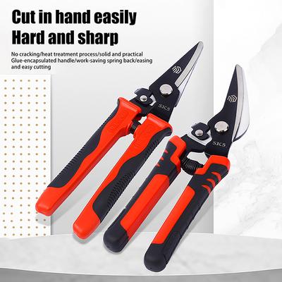 Aviation Scissor Snips Metal Sheet Snip Scissors Industrial Cutter Multipurpose Carpet Cutting Scissors