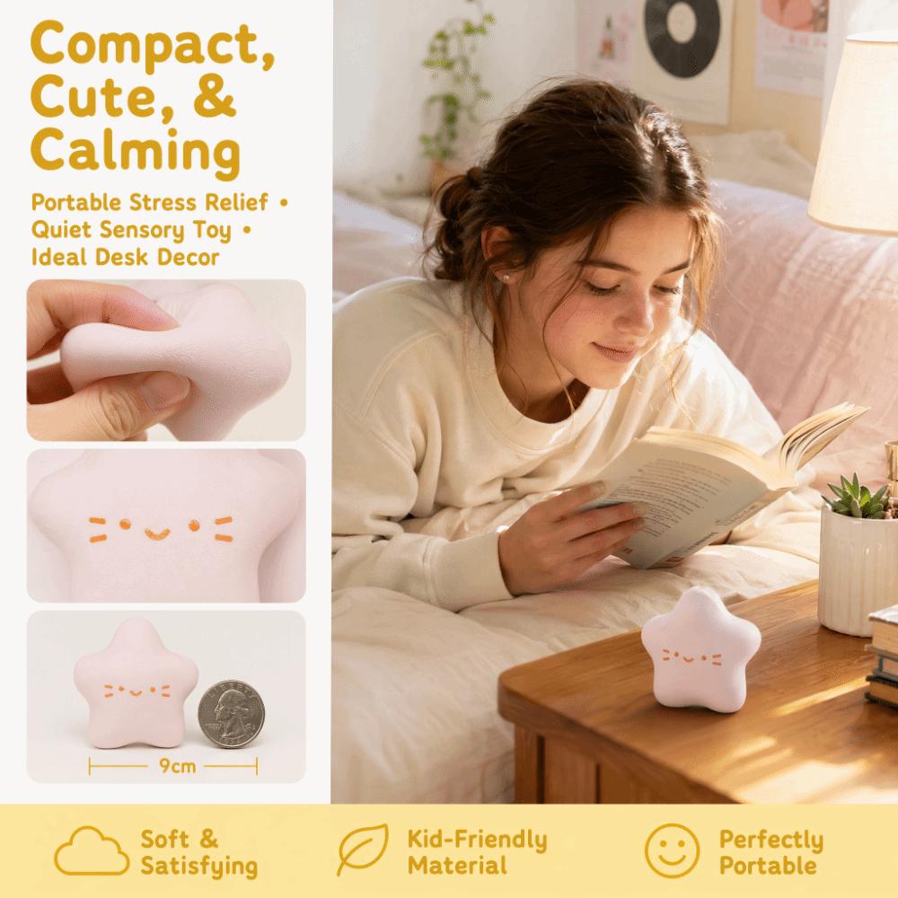 Soft Anti-stress Squeeze Star Stress Relief Toy Gifts Slow Rising Toy