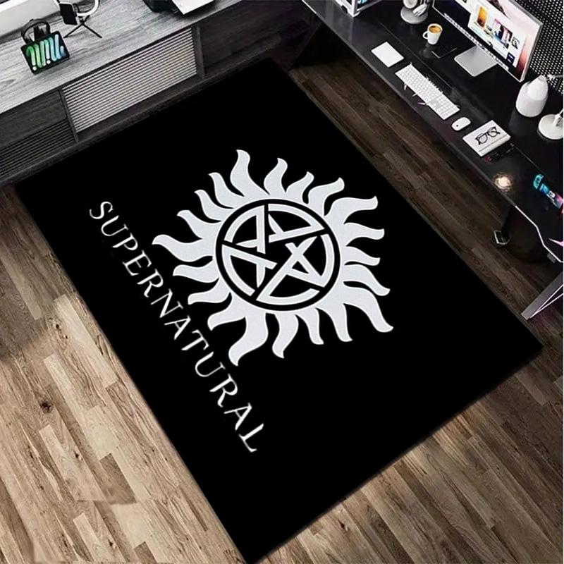 Supernatural Rug - Home carpet Office Decorative Carpet For Living Room Bedroom Door Mat Floor Rug Computer Chair Area Rug
