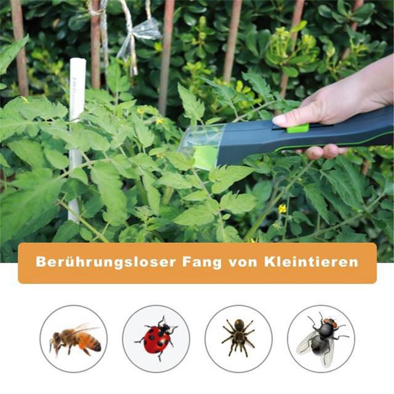 HHO-Plastic Garden Insect Catcher Handheld Insect Controller Portable Spider Bee Artifact Trap