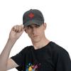 Block Poker Summer Classic Fashion Men Trucker Hat Cotton Breathable Women Cowboy Cap Outdoor Leisure Basketball Caps
