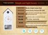 Slim Wall-Mount Cuckoo Clock with Hourly Chime for Living Room