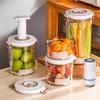 Food Storage Container Vacuum Box Large Capacity Food Dispenser for Kitchen Transparent Sealed Food Organizer Keep Lunch Fresh