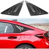 CKE For 11Th Gen Civic Hatchback Compatible With Honda Civic 2026 2025 2024   Accessories Sport Car Exterior Rear Side Window Louvers Air Vent Scoop