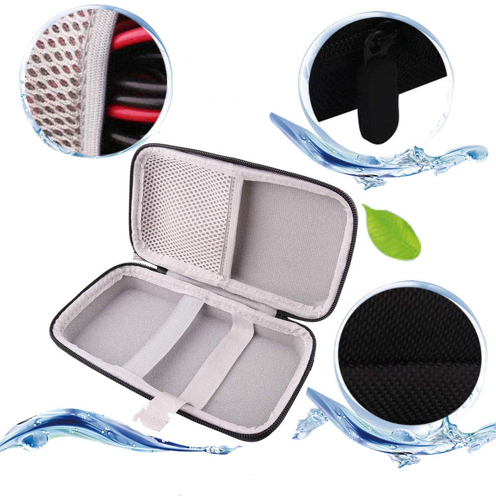 Aufbewahrungskoffer für Niederfrequenz-Therapiegerät Aufbewahrung JP HV-F314/HV-F312 Koffer-WERJIA (Groß (Schwarz))