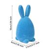 Resin Easter Rabbit Figurine Multicolor Cartoon Buuny Statue Creative Easter Egg Rabbit  Gift