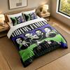 3Pcs Bedding SetThe Addams Family Soft Bed Sheet and Two Pillowcases Home Bedroom Decor