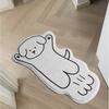 Special-shaped Cat and Dog Carpet Bedroom Floor Thickened Imitation Cashmere Washable Bay Window Bedside