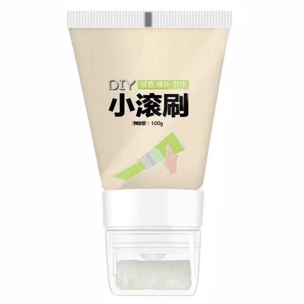 100g White Wall Repair Paste Roller DIY Patching Wall Latex Paint Drywall Repaint Brush Remove Stains Graffiti Home Accessories