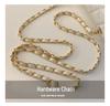 2024 Spring Women's Argyle Chain Crossbody Bag - High-End Fashion with Little Golden Ball Accent