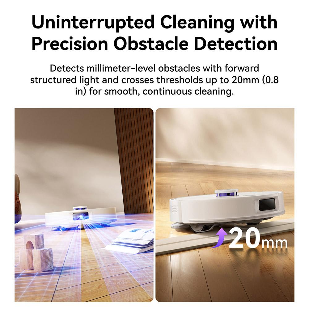 Narwal Freo S Saug- und Wischroboter, Automatische Staubabsaugung, 8000Pa Saugkraft, Smarte Navigation & Sprachsteuerung