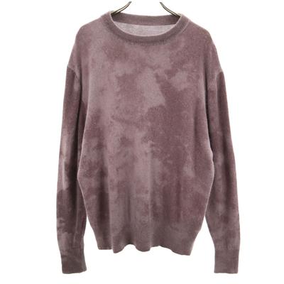 MAISON SPECIAL Angora Karışımı Batik Desen Uzun Kollu Bisiklet Yaka Kazak Kadın Kullanılmış