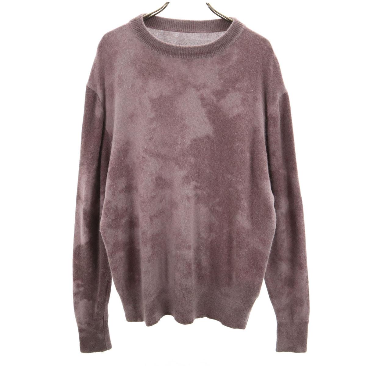 

MAISON SPECIAL Angora Blend Tie-dye Pattern Long sleeve Crew neck sweater Women Used