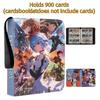 400pcs/900pcs EVA Card Neon Genesis Evangelion Card Album Book Folder Anime Collections Zipper Cards Binder Holder Toy Gift
