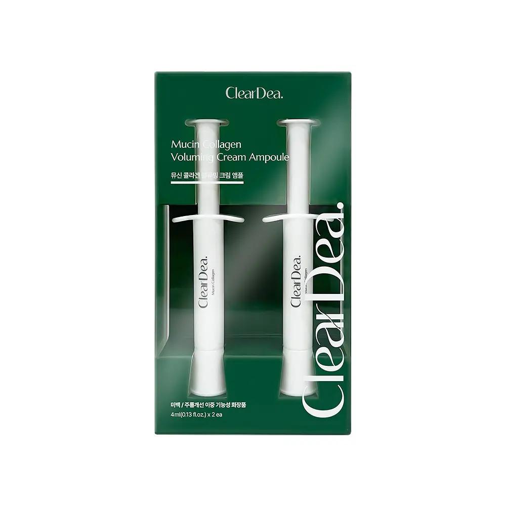 CLEARDEA. Mucin Collagen Voluming Cream Ampoule 4ml*2ea