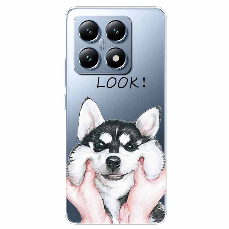 For Xiaomi 14T Case Transparent Cute Soft Silicone TPU Coque for Xiaomi 14t Pro Phone Cover Clear Capa Mi14T 14 t 14tPro Shells