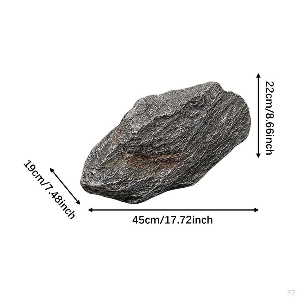Artificial Rock Natural Texture Versatile Lightweight Pump Cover Sturdy Faux Stone Sculpture