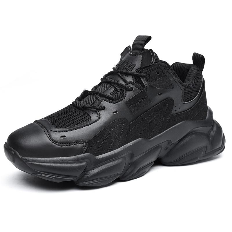 "2022 Spring Men's Trendy Thick-Soled Breathable White Sports Shoes 898"