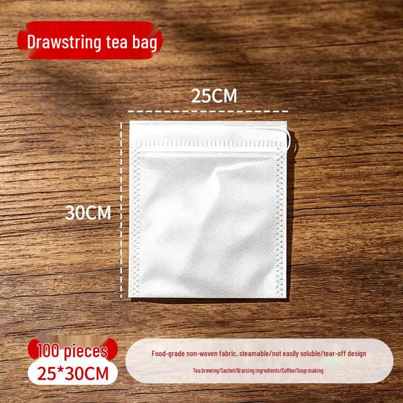 Non-woven Tea Filter Bag with Drawstring for Tea and Chinese Medicine