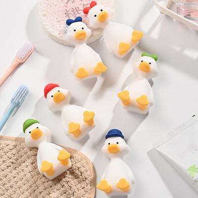 3D Duck Toothbrush Holder Cute Toothbrush Rack Creativity Storage Rack