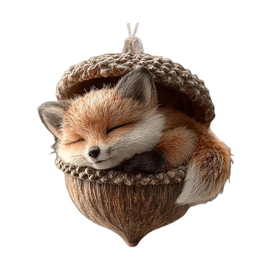 

1/6 шт. Підвіска для автомобіля Чарівна білка їжак лисиця жолудь акрилові прикраси різдвяна ялинка стільниця автомобільні акценти святковий декор B