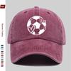 pc Soccer Lover Printed Baseball Cap Heart Soccer Print Trucker Sun Hat Comfortable and Lightweight Papa Hat Mom and Dad Bea