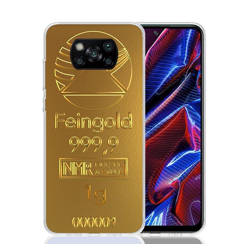 Fine Gold Pattern Printing Phone Case For Xiaomi Poco X7 X6 X5 Pro F7 Ultra Redmi 15C 15 13 13C 12 12C 10 10A 10C 9 9A 9C 9T Cov