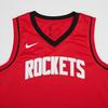 Nike X NBA Collaboration Youth Houston Rockets Printed Quick-Dry Breathable Vest Kids tops Red 3Z2B7BZ2W-RCK