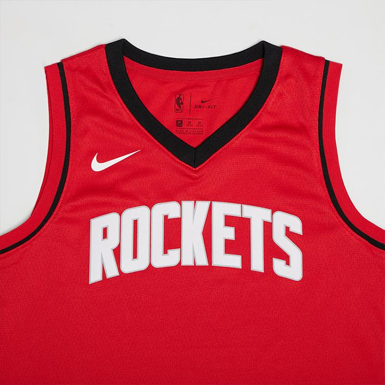 Nike X NBA Collaboration Youth Houston Rockets Printed Quick-Dry Breathable Vest Kids tops Red 3Z2B7BZ2W-RCK