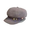 New Octagonal Hat for Women  Fashionable Autumn and Winter Beret Hat for Large Head Circumference and Small Face Suitable for Square and Round Faces